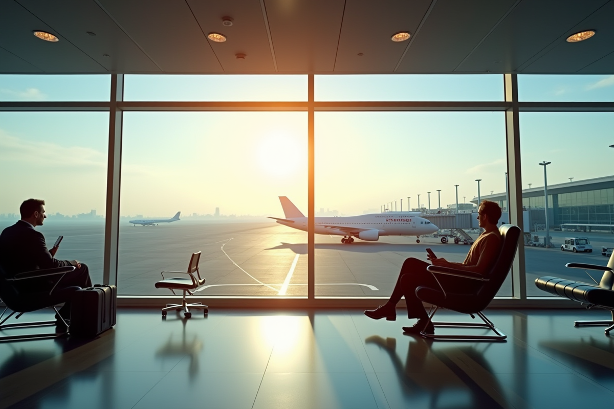 aéroport  voyage
